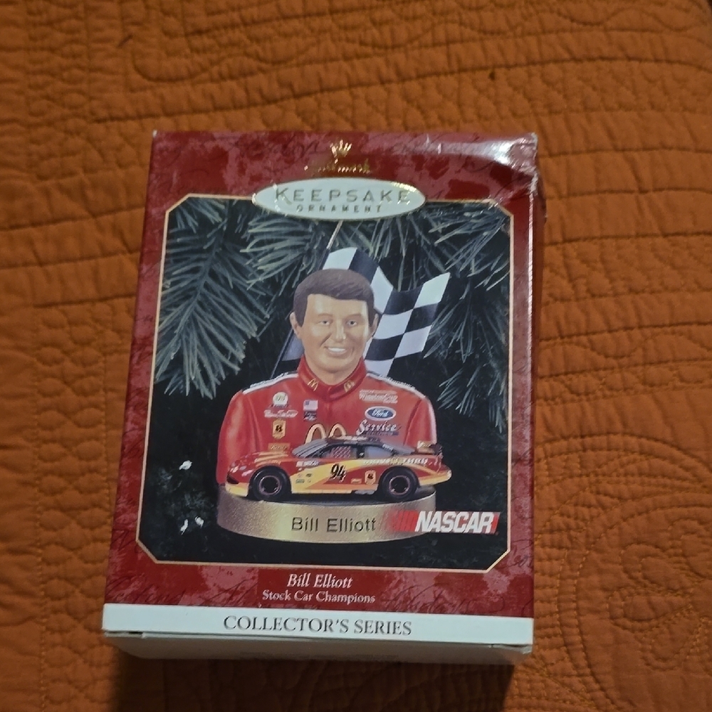 Keepsake Ornament NASCAR Bill Elliott Red